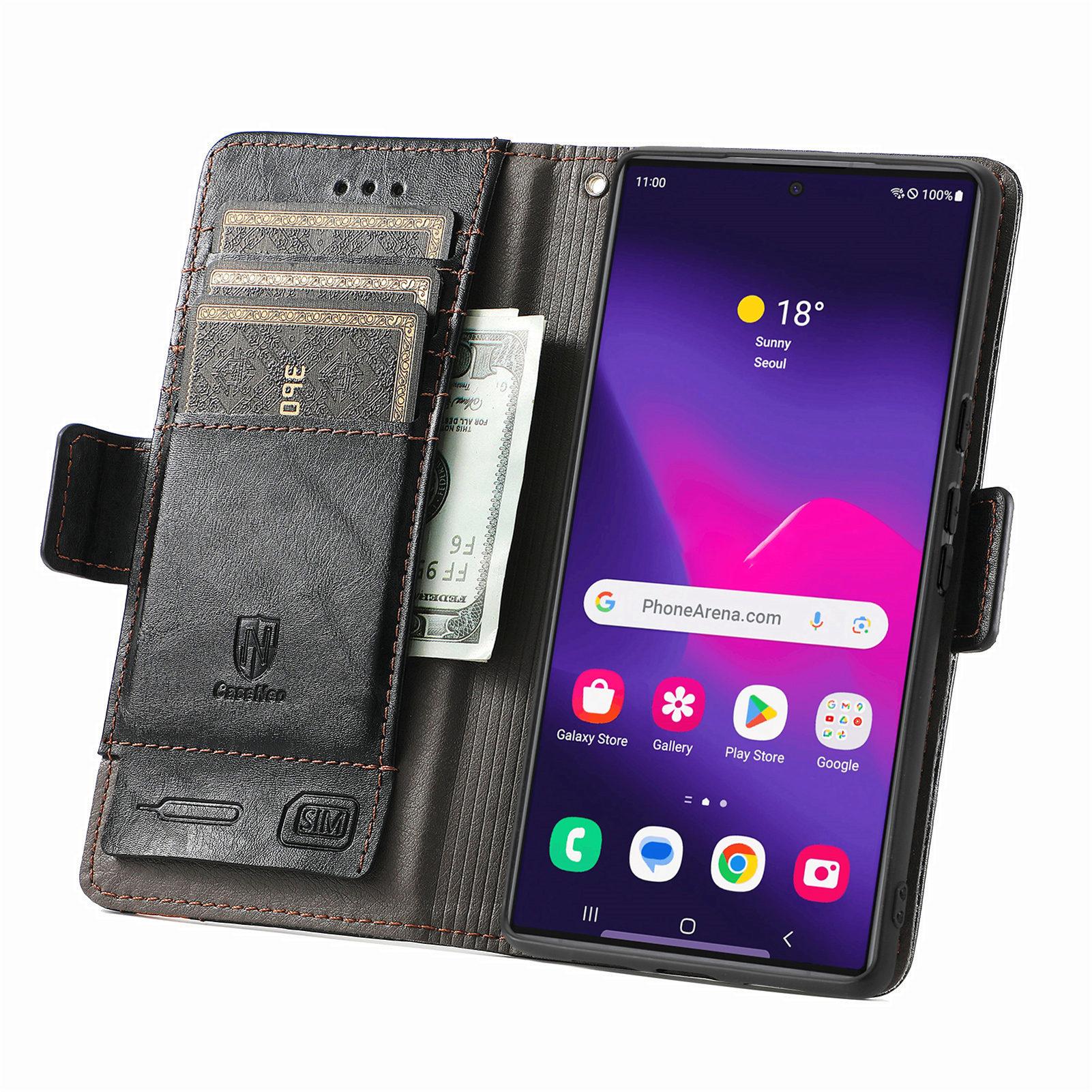 For Samsung Galaxy S24 Ultra Phone Cases CASENEO PU Leather Cover Stand with RFID Blocking Wallet Grey
For Samsung Galaxy S24 Ultra Phone Cases CASENEO PU Leather Cover Stand with RFID Blocking Wallet Grey