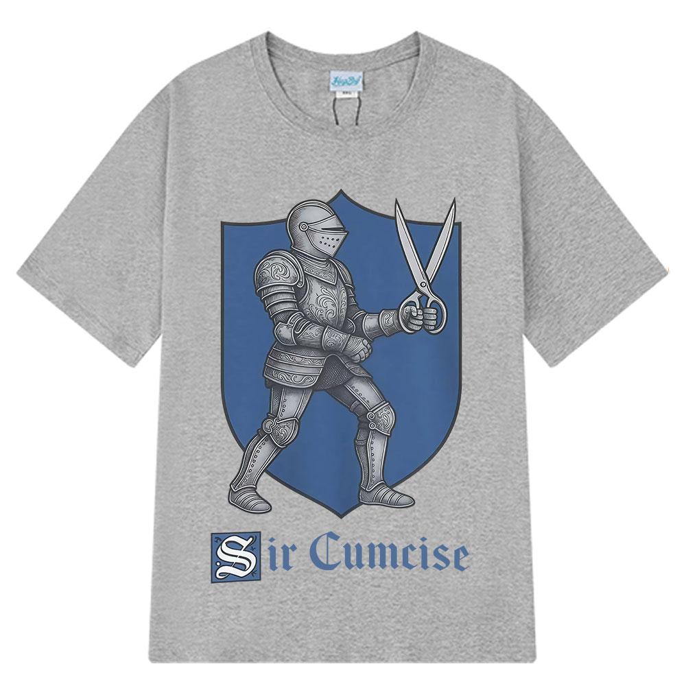 Sir Cumcise Funny Knight Meme T-shirt Men and Women Hip-hop T Shirts Summer Short-sleeved Cotton Fashionable Casual T-shirts 4XL
Sir Cumcise Funny Knight Meme T-shirt Men and Women Hip-hop T Shirts Summer Short-sleeved Cotton Fashionable Casual T-shirts 4XL