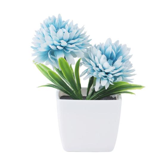 Fake Chrysanthemums Ball in Flower Artificial Potted Pot Mini Plants for Home синій
Fake Chrysanthemums Ball in Flower Artificial Potted Pot Mini Plants for Home синій