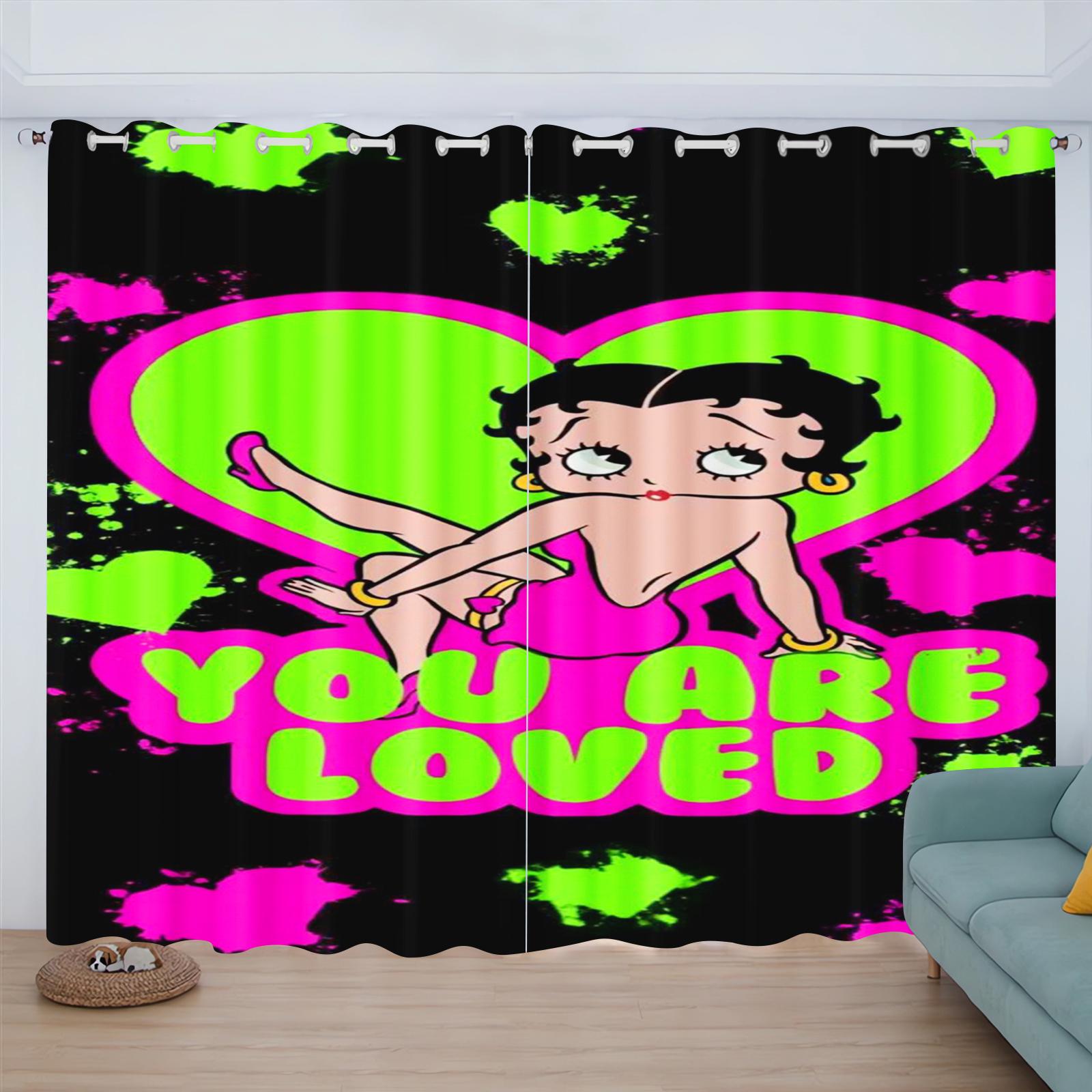 Cartoon Miss Betty Residence Curtain 3D Cute Printing Sweet Light Filtering Drapes Family Room Bed Room Heat and Sun Protection Q2896QQ-100x140cm
Cartoon Miss Betty Residence Curtain 3D Cute Printing Sweet Light Filtering Drapes Family Room Bed Room Heat and Sun Protection Q2896QQ-100x140cm