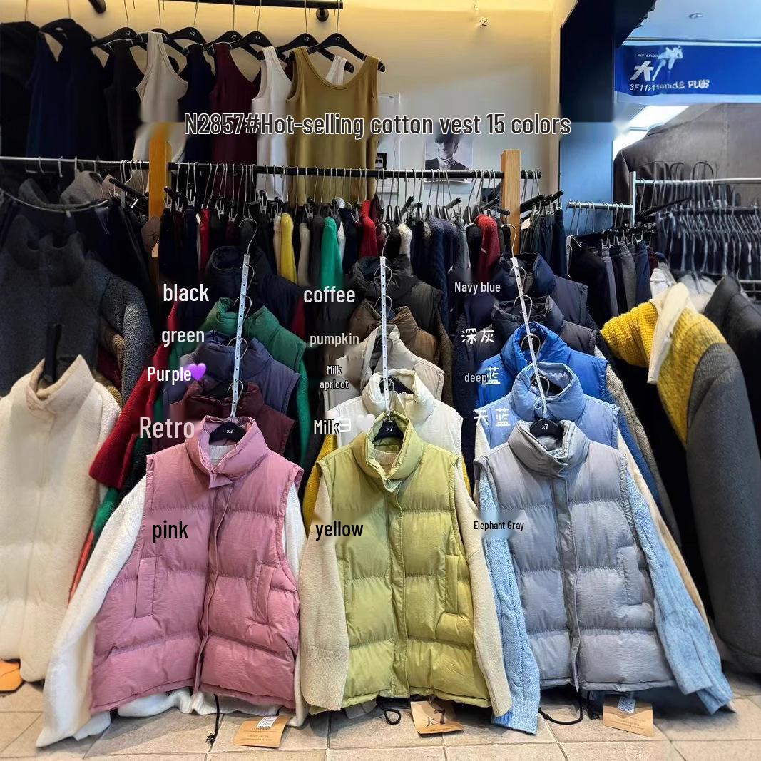 Da7 Women s Winter 2857 Korean Style Loose Plus Size Stand Collar Casual Vest One Size
Da7 Women s Winter 2857 Korean Style Loose Plus Size Stand Collar Casual Vest One Size