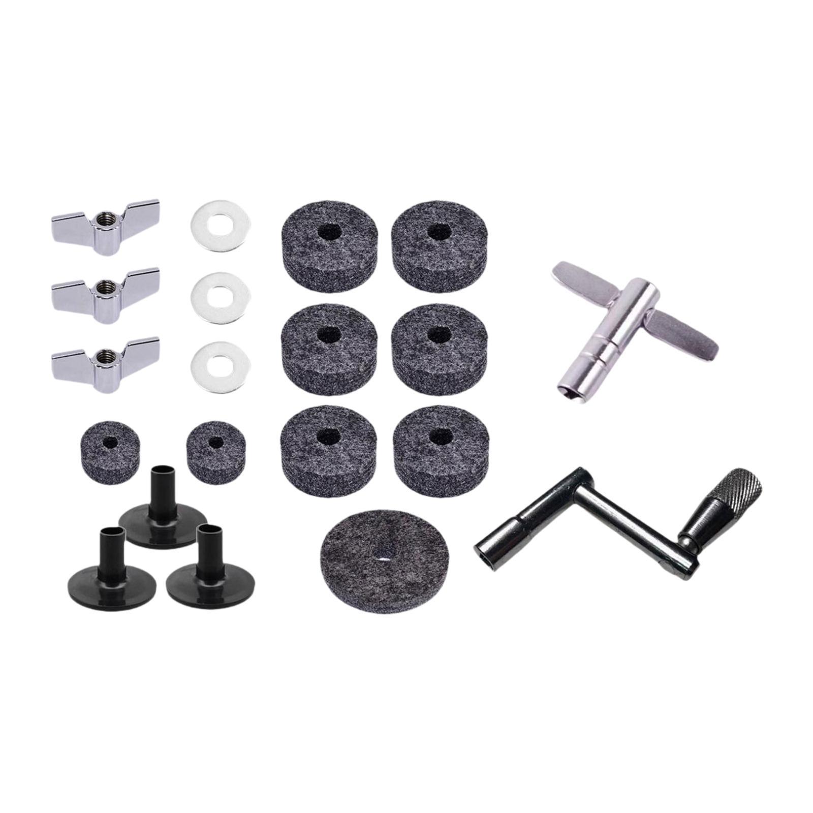 20 Pieces Cymbal Felts Washers Drum Accessories Replacement Kit Drum Replacement Part Cymbal Replacement Cymbal Felt Pads сірий колір
20 Pieces Cymbal Felts Washers Drum Accessories Replacement Kit Drum Replacement Part Cymbal Replacement Cymbal Felt Pads сірий колір