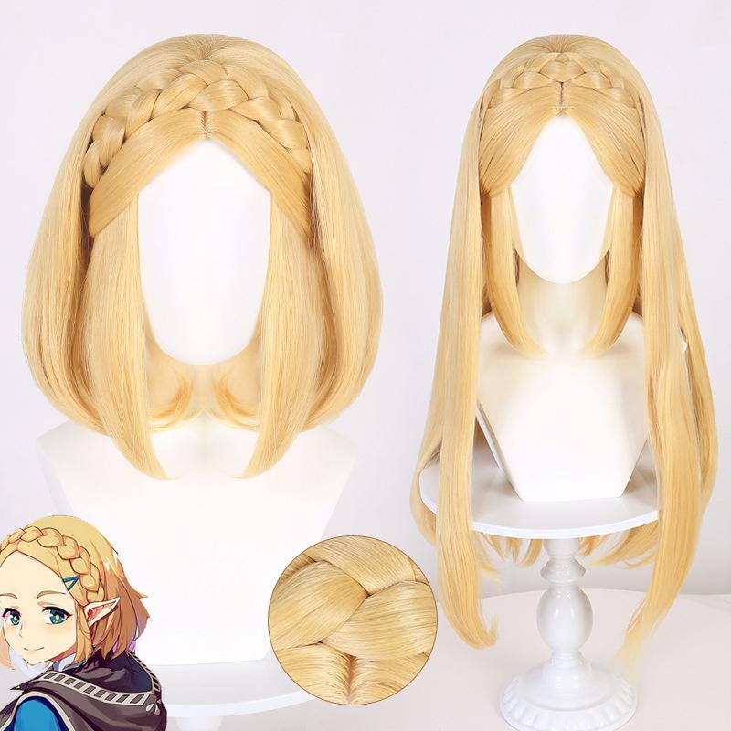Zelda Cosplay Wig Princess 35cm/72cm High Quality Golden Yellow Braided Heat Resistant Synthetic Hair Anime Wigs + Wig Cap One Size
Zelda Cosplay Wig Princess 35cm/72cm High Quality Golden Yellow Braided Heat Resistant Synthetic Hair Anime Wigs + Wig Cap One Size