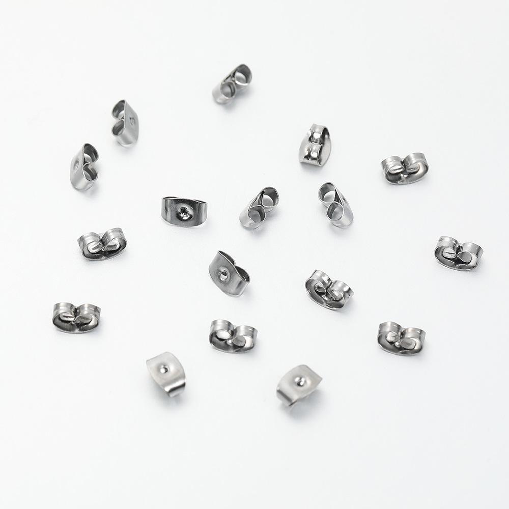 304 Stainless Steel Polished Butterfly Earring Backs - DIY Jewelry Accessories Small (5000/pack)
304 Stainless Steel Polished Butterfly Earring Backs - DIY Jewelry Accessories Small (5000/pack)