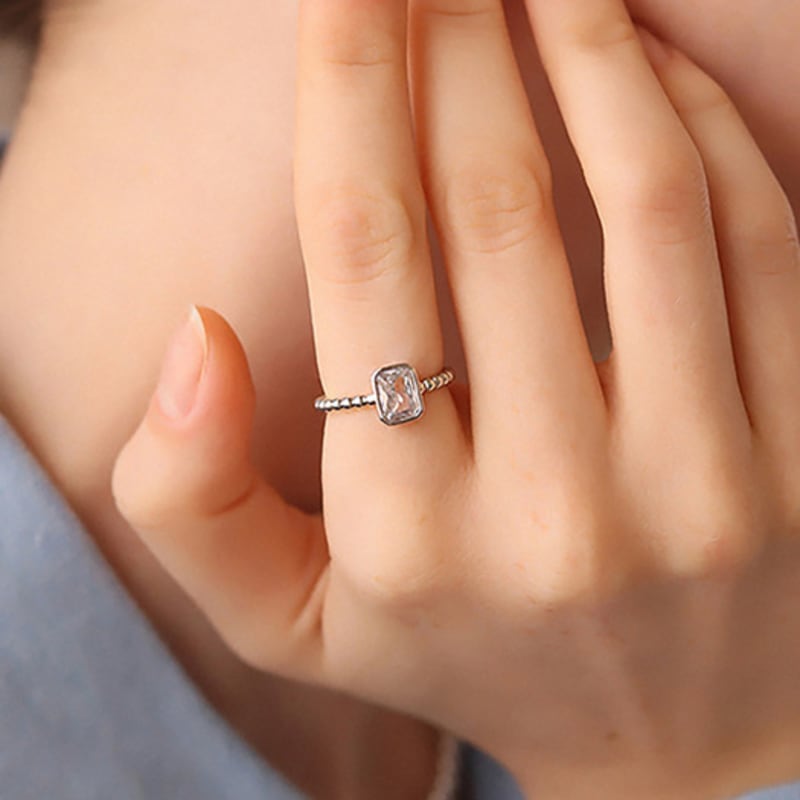 Dana Burton Square Serenade Ring Silver
Dana Burton Square Serenade Ring Silver