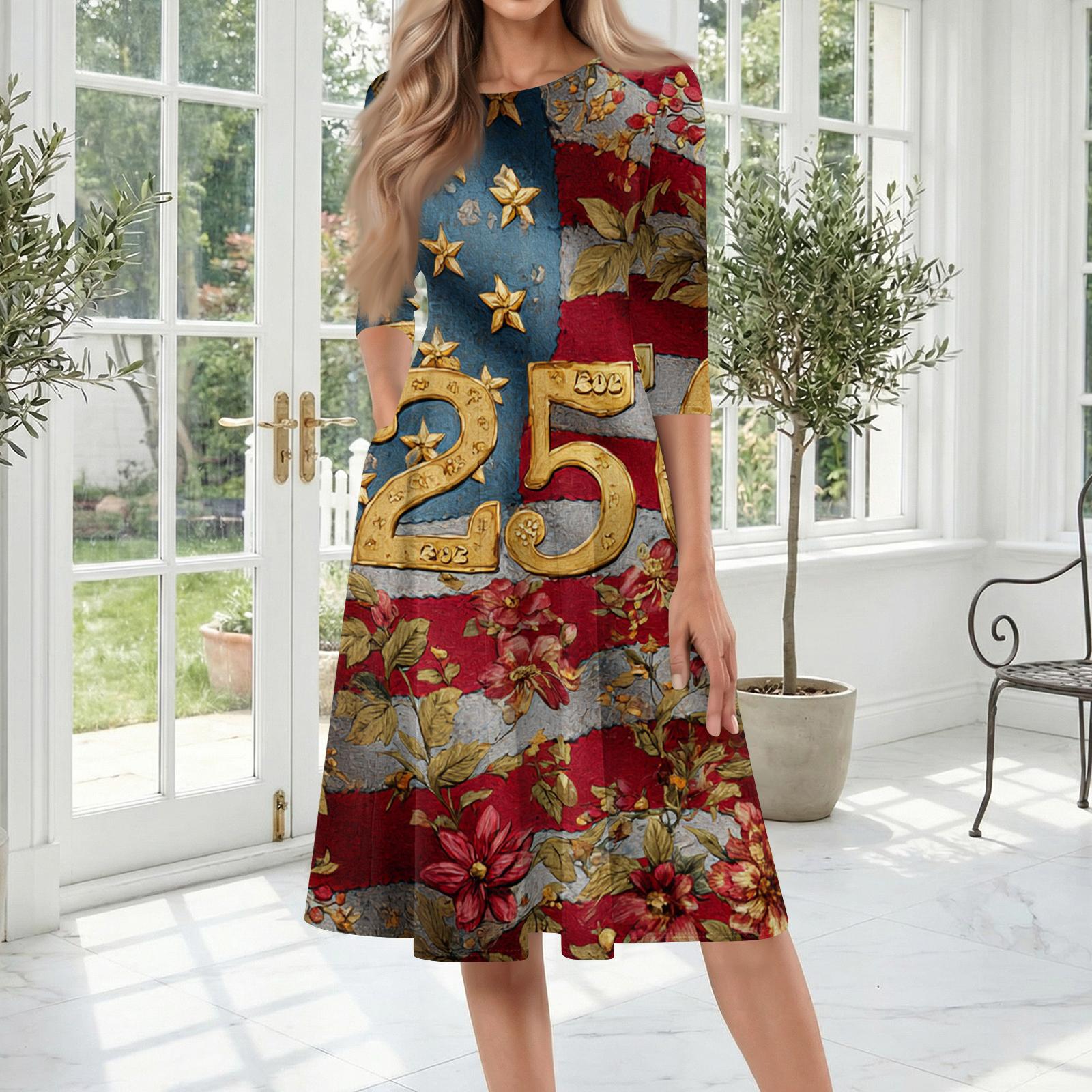Independence Day Dress with Butterfly Print Independence Day Dress Casual Independence Day Dress Crew Neck Independence Day Dress Knee Length XL жовтий
Independence Day Dress with Butterfly Print Independence Day Dress Casual Independence Day Dress Crew Neck Independence Day Dress Knee Length XL жовтий