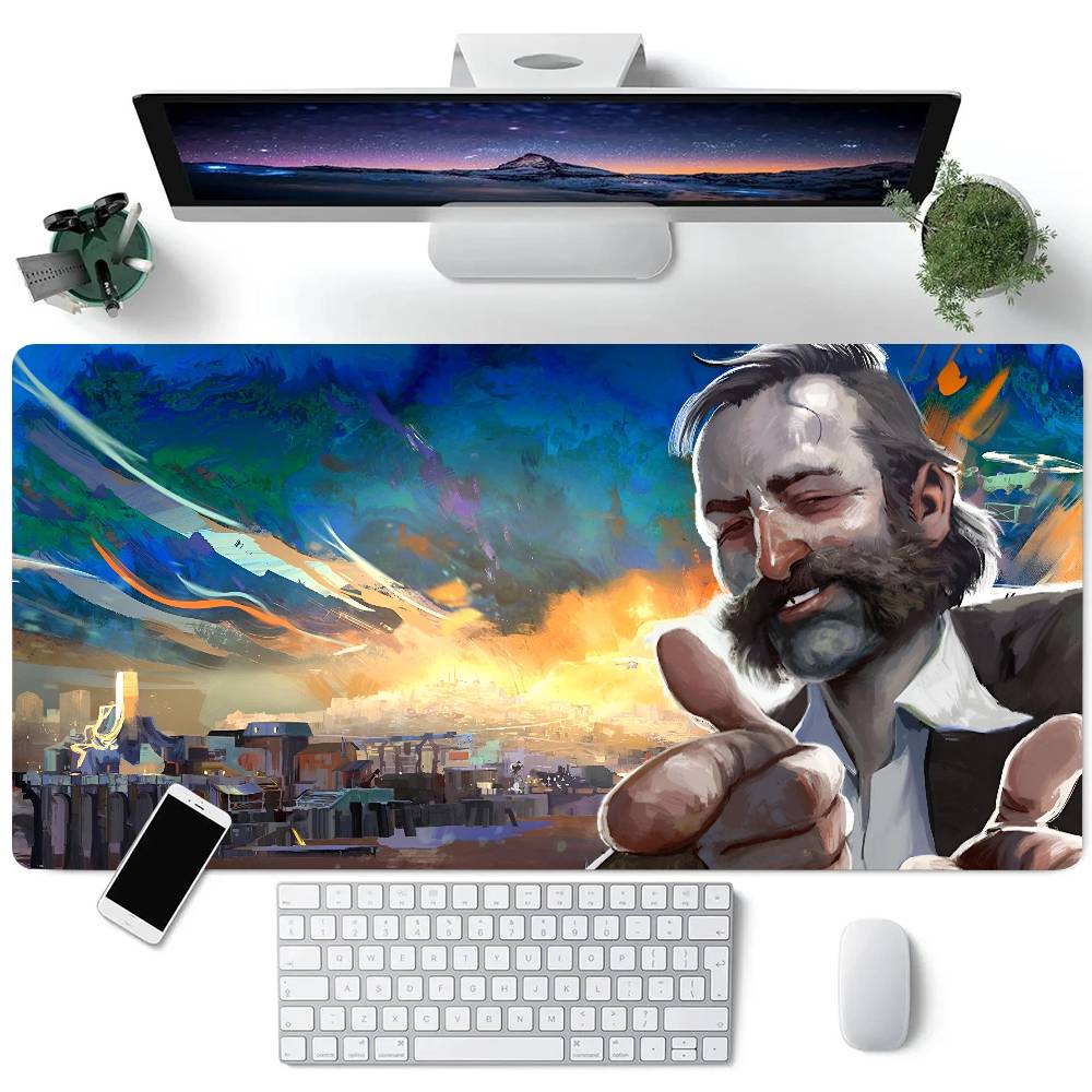 Disco Elysium Game Mouse Pad Large Gaming Keyboard Mat LockEdge Rubber Computer Office Accessories LE600x300x2mm
Disco Elysium Game Mouse Pad Large Gaming Keyboard Mat LockEdge Rubber Computer Office Accessories LE600x300x2mm