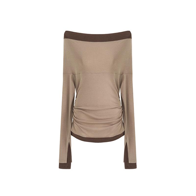 Tencel Wool Y2K Off-Shoulder Color Block Slimming Stacked Sleeve Panelled Top for Women Medium
Tencel Wool Y2K Off-Shoulder Color Block Slimming Stacked Sleeve Panelled Top for Women Medium