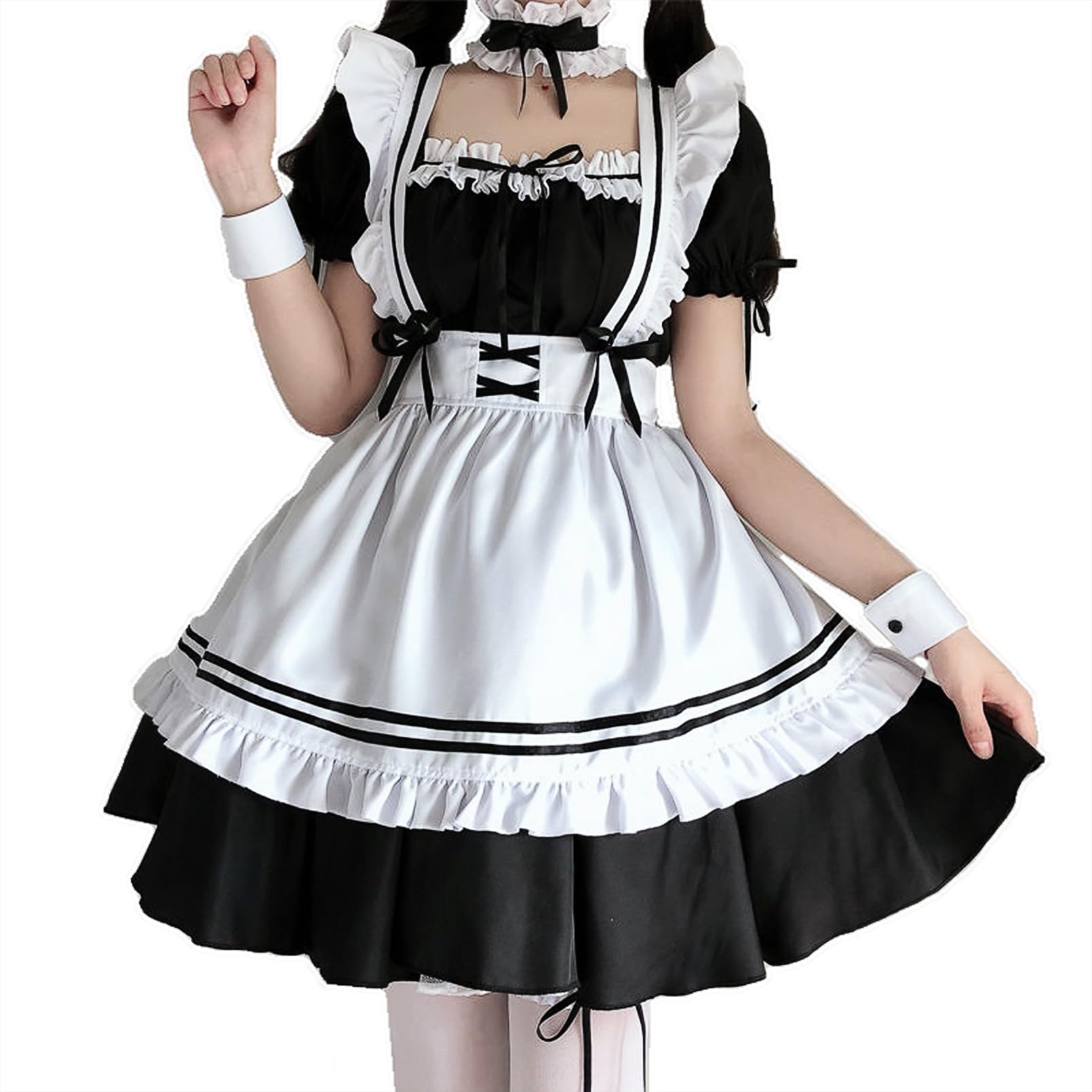GEMVIE Женский костюм горничной, День святого Валентина, Косплей-костюм, Хэллоуин, Униформа, Фартук, Мероприятие, Костюм Лолиты, Костюм идола, Вечеринка (Черный, размер XL)
GEMVIE Женский костюм горничной, День святого Валентина, Косплей-костюм, Хэллоуин, Униформа, Фартук, Мероприятие, Костюм Лолиты, Костюм идола, Вечеринка (Черный, размер XL)