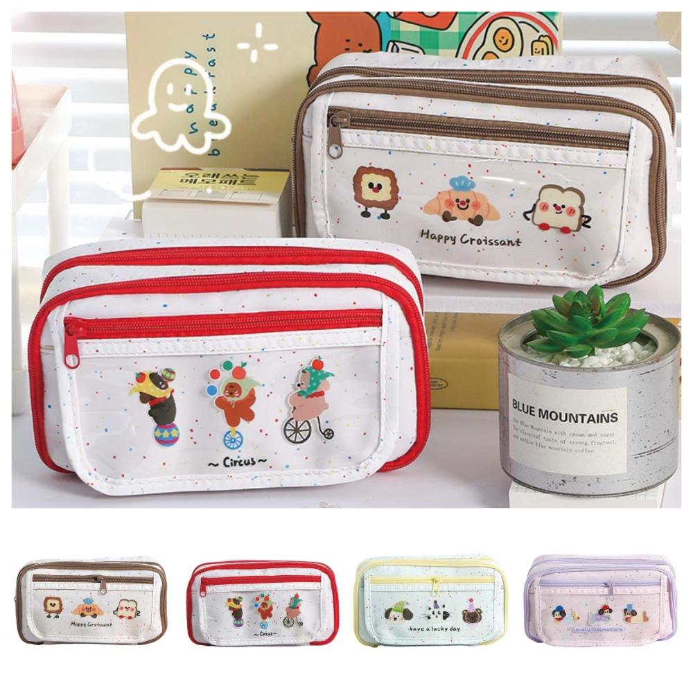 Cosmetics Storage Korean Pencil Bag Large Capacity Makeup Bag Creative Cartoon Pencil Case Gifts фиолетовый
Cosmetics Storage Korean Pencil Bag Large Capacity Makeup Bag Creative Cartoon Pencil Case Gifts фиолетовый