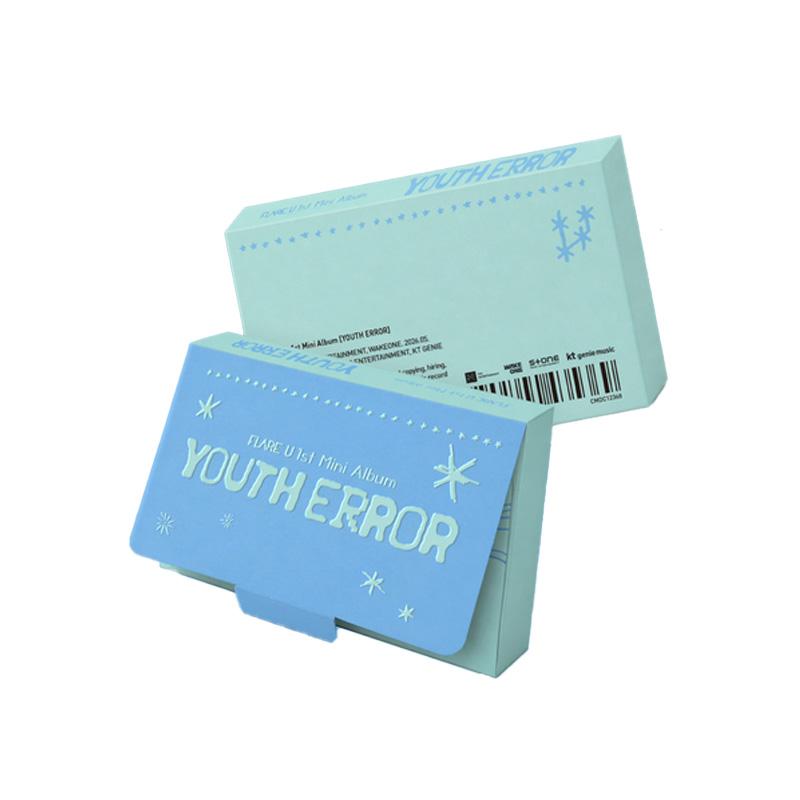 FLARE U – 1-й мини-альбом YOUTH ERROR (QR-версия) 1pcs
FLARE U – 1-й мини-альбом YOUTH ERROR (QR-версия) 1pcs