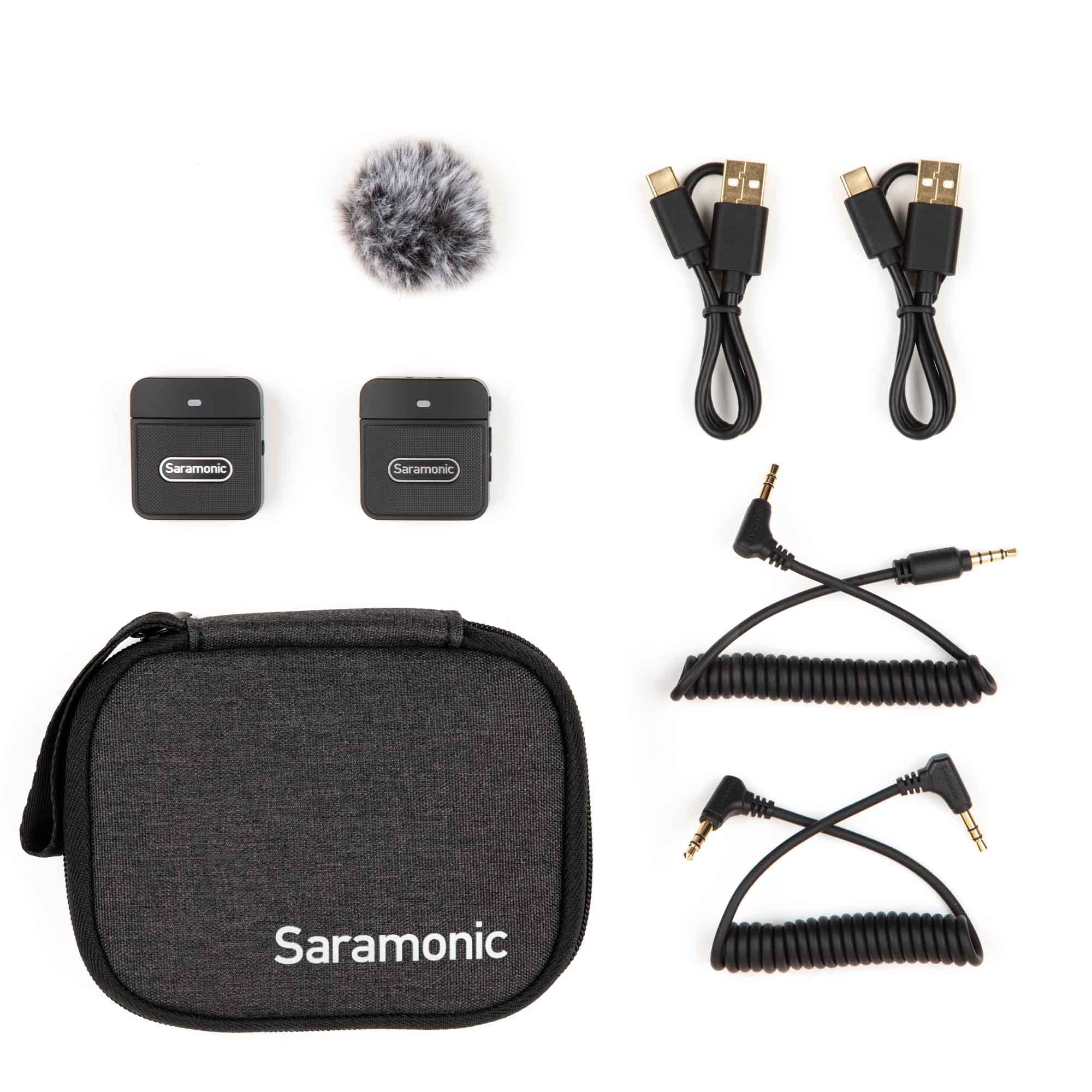 Saramonic wireless microphone system 1 Black 2.4G ultra-compact (1 transmitter, receiver) Blink100-B1
Saramonic wireless microphone system 1 Black 2.4G ultra-compact (1 transmitter, receiver) Blink100-B1