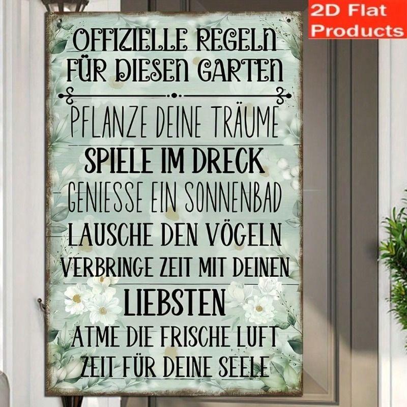 Vintage Metal Wall Sign, Farmhouse Garden Rules Poster, Home Decor
Vintage Metal Wall Sign, Farmhouse Garden Rules Poster, Home Decor