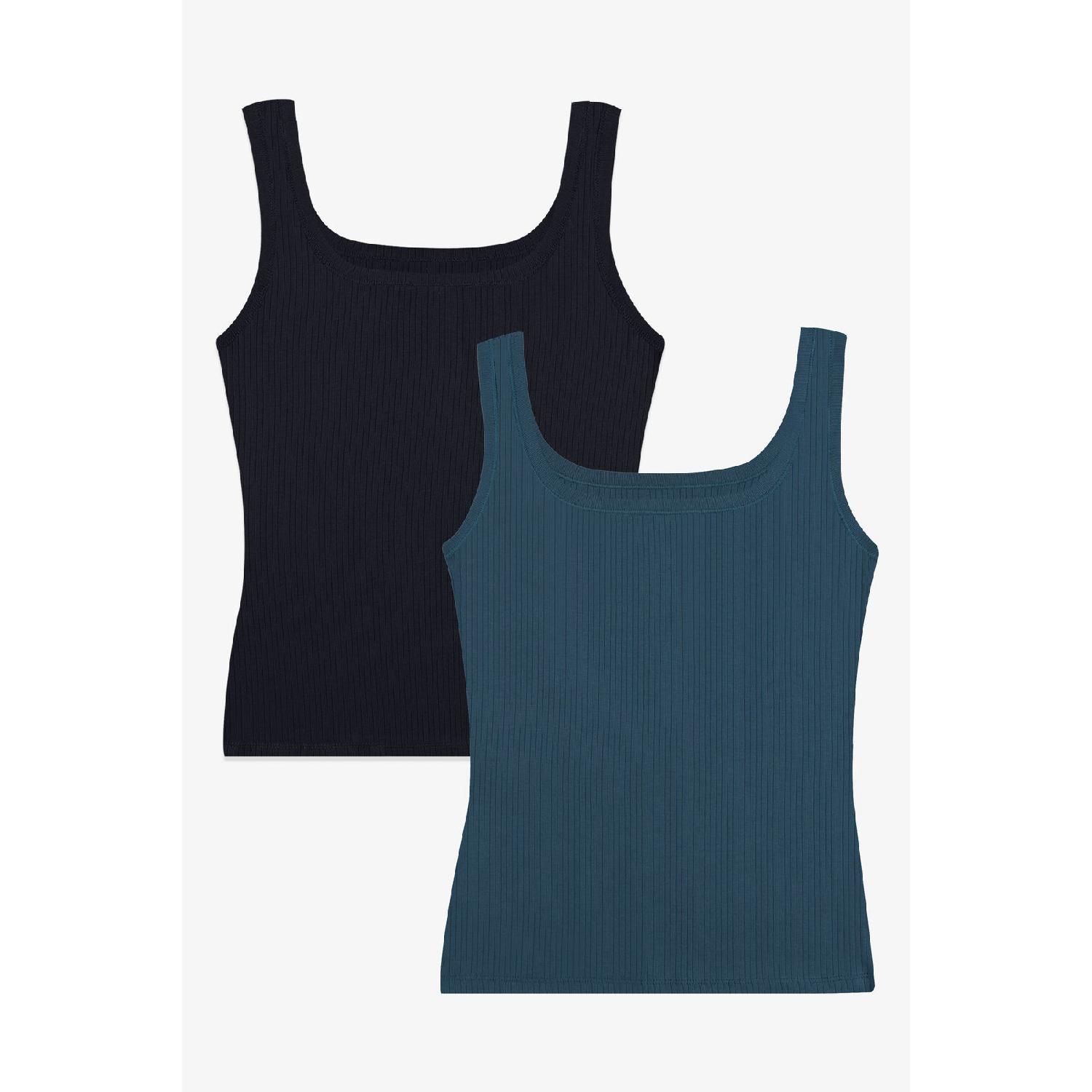 2-piece Thick Strap Ribbed Undershirt S/M
2-piece Thick Strap Ribbed Undershirt S/M