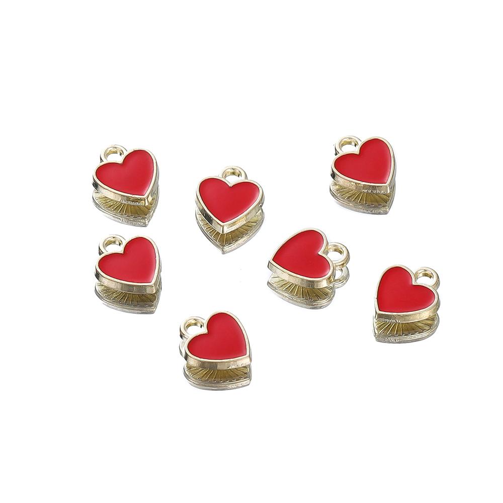 50Pcs/Lot Love Shape Alloy Drop Oil Pendant Enamel Heart Charm Pendants for DIY Necklace Bracelet Jewelry Making Accessories красный
50Pcs/Lot Love Shape Alloy Drop Oil Pendant Enamel Heart Charm Pendants for DIY Necklace Bracelet Jewelry Making Accessories красный