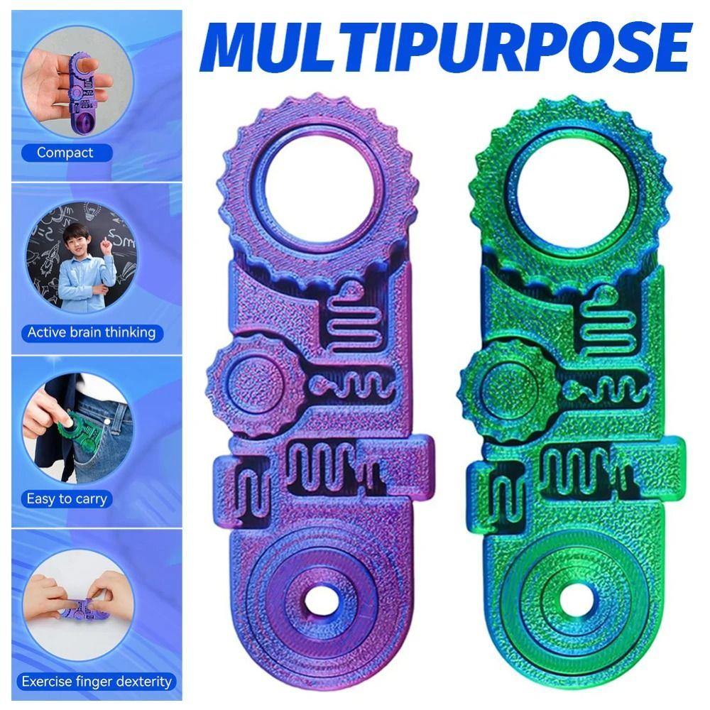 Spinning Top Hand Spinner Gearwheel 3D Printing Spring Gear Chain Gyroscope Adult Style 2
Spinning Top Hand Spinner Gearwheel 3D Printing Spring Gear Chain Gyroscope Adult Style 2