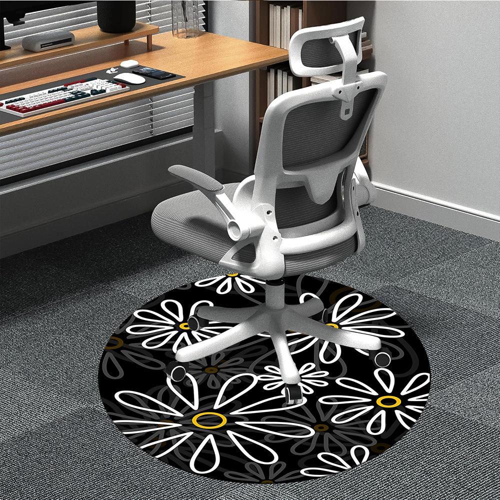 1pc Floral Pattern Office Round Area Rug, Indoor Mat Suitable ForOffice, Under Office Chairs Bedroom Living Room Home Decor, Room Decot154 80cm by 80cm
1pc Floral Pattern Office Round Area Rug, Indoor Mat Suitable ForOffice, Under Office Chairs Bedroom Living Room Home Decor, Room Decot154 80cm by 80cm