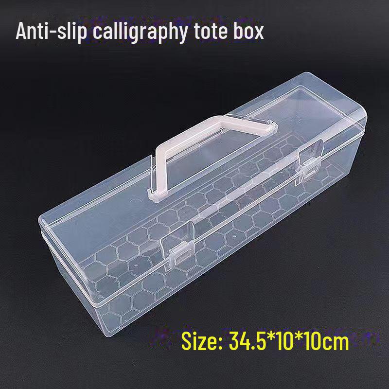 Портативный ящик для хранения принадлежностей для каллиграфии с пылезащитной крышкой и прозрачным дизайном для художественных кистей и аксессуаров. Non-slip bottom portable tool box
Портативный ящик для хранения принадлежностей для каллиграфии с пылезащитной крышкой и прозрачным дизайном для художественных кистей и аксессуаров. Non-slip bottom portable tool box