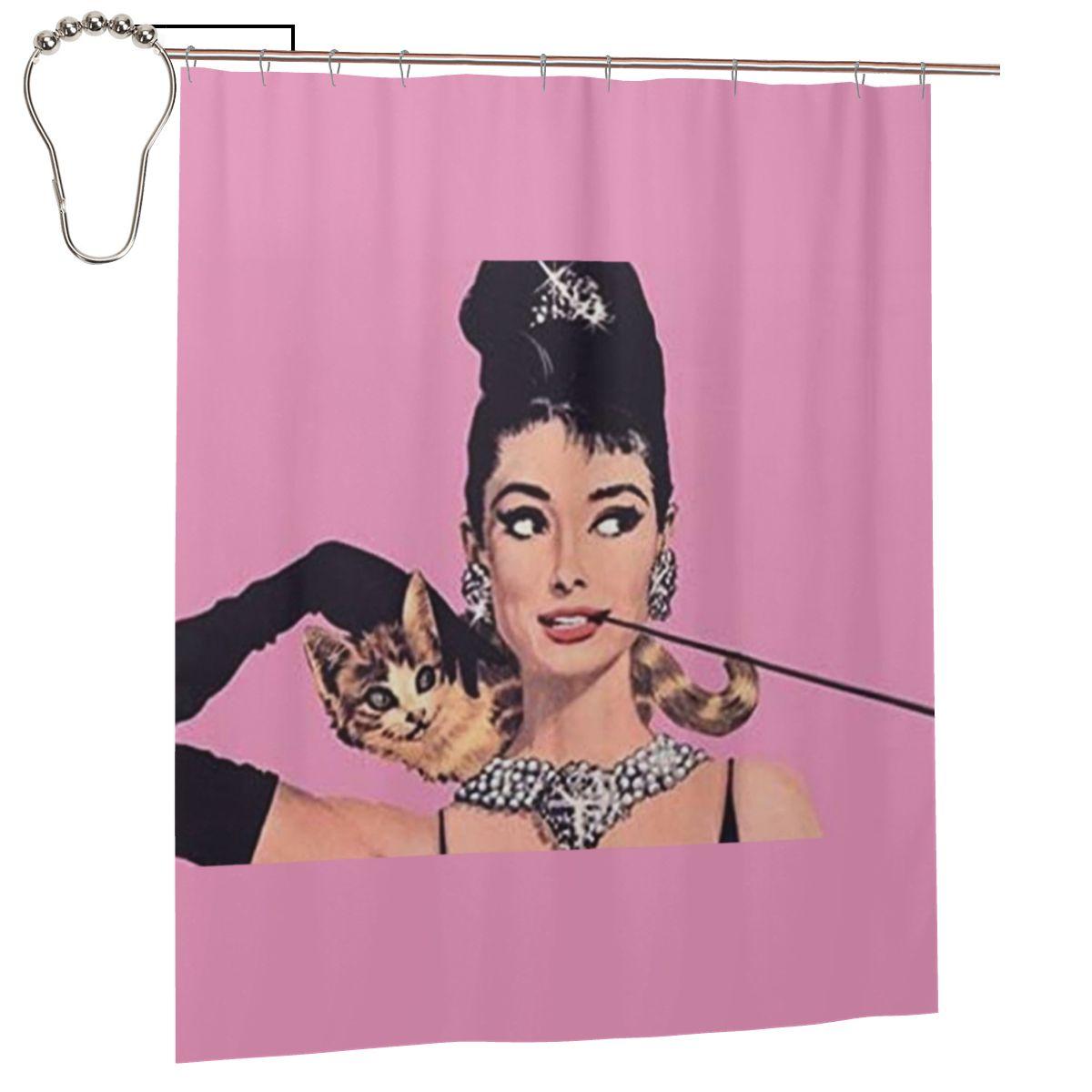 Audrey Hepburn Portrait A Shower Curtain Bathroom Polyester Waterproof Bath Curtains With Hooks W60H190(CM)-1 Pcs
Audrey Hepburn Portrait A Shower Curtain Bathroom Polyester Waterproof Bath Curtains With Hooks W60H190(CM)-1 Pcs