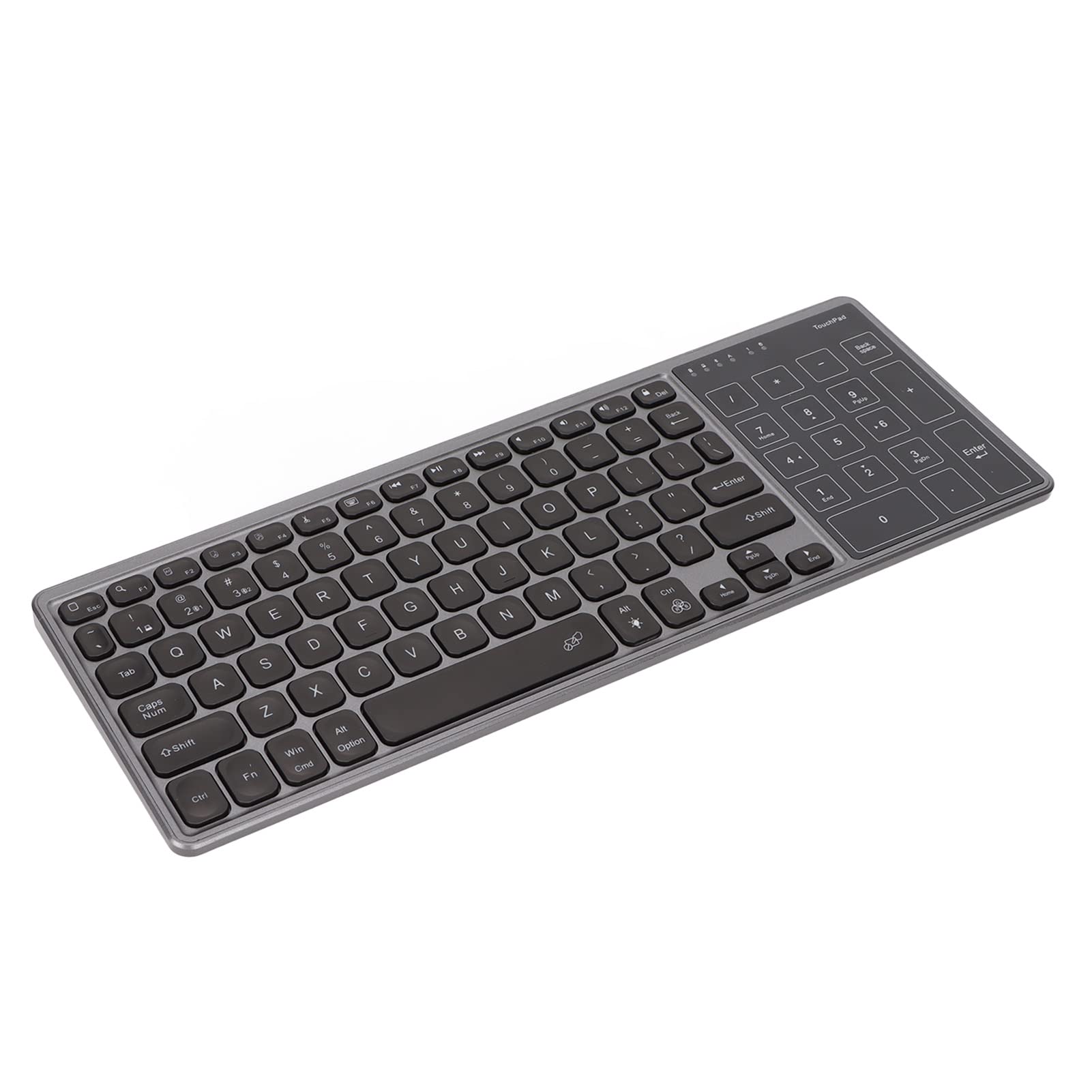 Wireless Keyboard with Touchpad 2.4Ghz Wireless Universal RGB Backlit Bluetooth Touch Keyboard with Numeric Touchpad for PC and Laptop (Gray)
Wireless Keyboard with Touchpad 2.4Ghz Wireless Universal RGB Backlit Bluetooth Touch Keyboard with Numeric Touchpad for PC and Laptop (Gray)