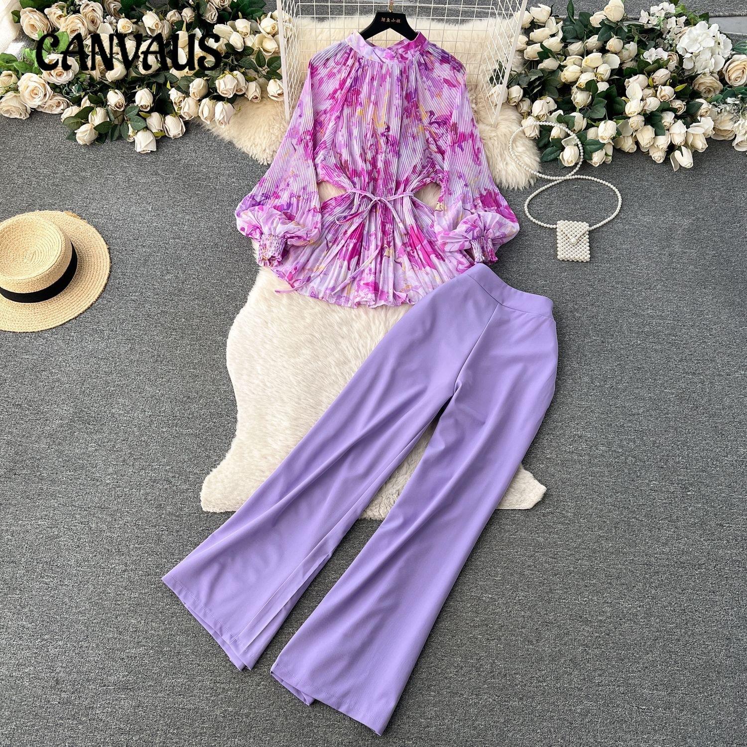 Temperament Light Mature Suit Женская приталенная цветочная гофрированная рубашка с завышенной талией Широкий прямой костюм с брюками One Size розовый
Temperament Light Mature Suit Женская приталенная цветочная гофрированная рубашка с завышенной талией Широкий прямой костюм с брюками One Size розовый