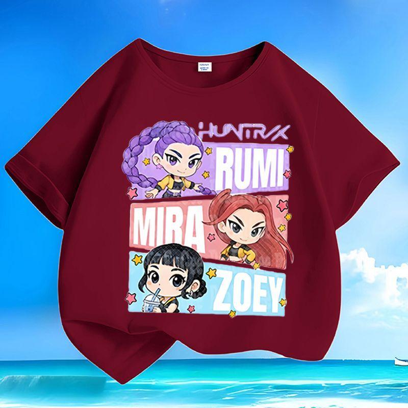 Boys and Girls Demon-hunting Girl Group Top - Summer Children s Casual Short-sleeved Pure Cotton T-shirt 160
Boys and Girls Demon-hunting Girl Group Top - Summer Children s Casual Short-sleeved Pure Cotton T-shirt 160