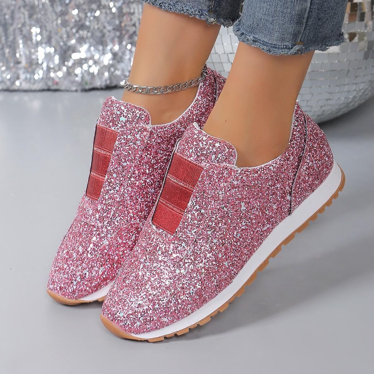 2024 new foreign trade women s single shoes sequined rhinestone elastic casual single shoes thick-soled round head single shoes in stock 36 серебряный
2024 new foreign trade women s single shoes sequined rhinestone elastic casual single shoes thick-soled round head single shoes in stock 36 серебряный