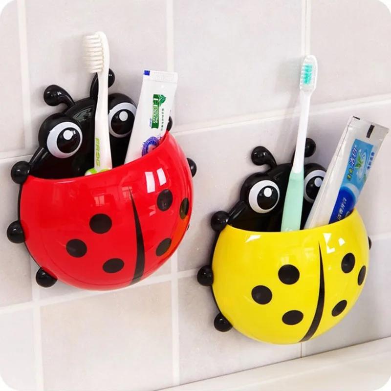 Cartoon Ladybug Toothbrush Holder Wall Mounted Remote Control Shelf Household Toothbrush Toothpaste Holder Container Accessories
Cartoon Ladybug Toothbrush Holder Wall Mounted Remote Control Shelf Household Toothbrush Toothpaste Holder Container Accessories
