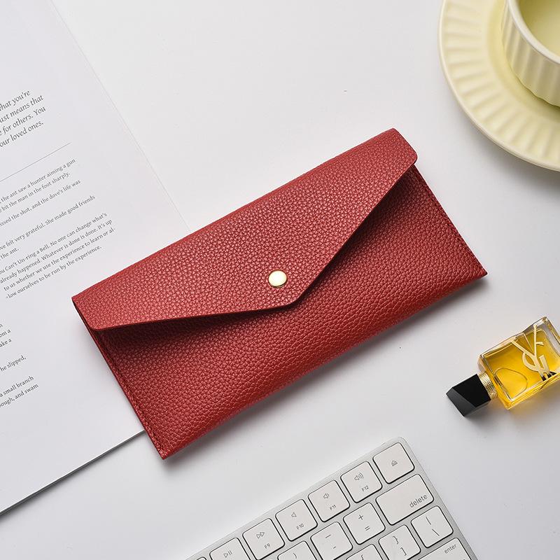 Unisex Long Wallet & Clutch: Large Capacity, Multifunctional Design with Zipper & Buckle червоний
Unisex Long Wallet & Clutch: Large Capacity, Multifunctional Design with Zipper & Buckle червоний