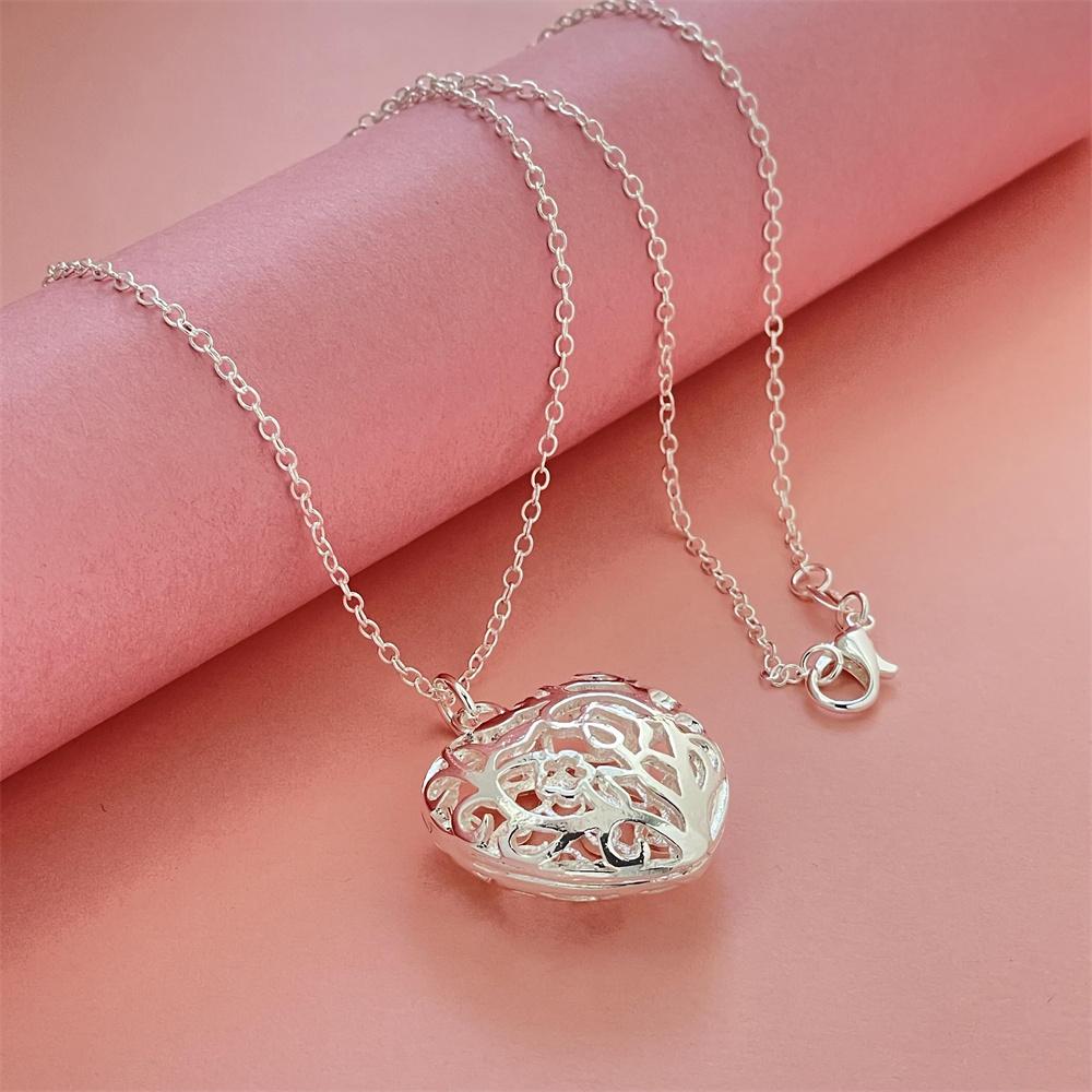 Necklace Hollow Heart-Shaped Pendant, Suitable For Women s Daily Wear
Necklace Hollow Heart-Shaped Pendant, Suitable For Women s Daily Wear