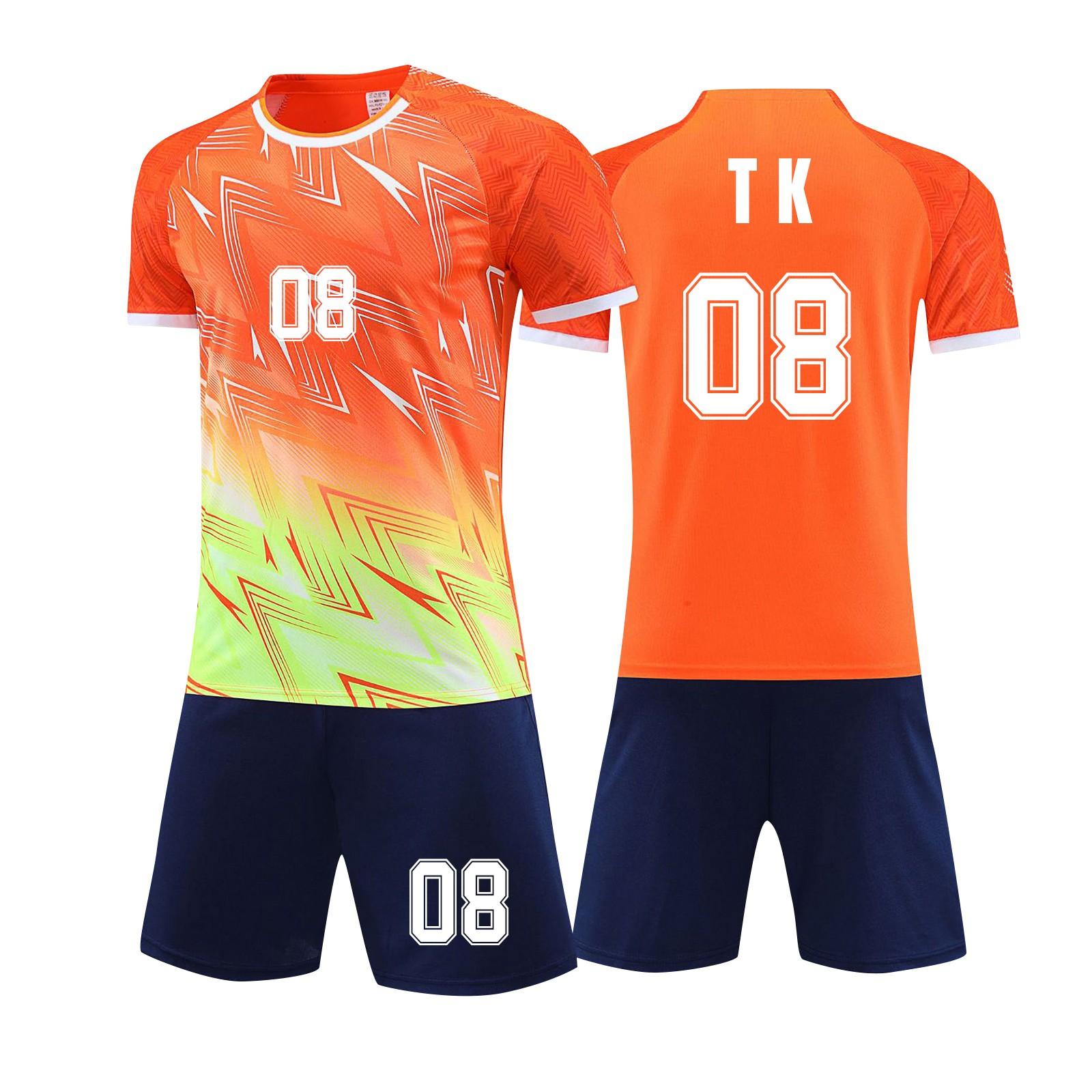 Комплект персонализированных рубашек для мужчин и девочек с именем и номером, футбольные майки на заказ для мальчиков, тренировочный костюм
Комплект персонализированных рубашек для мужчин и девочек с именем и номером, футбольные майки на заказ для мальчиков, тренировочный костюм