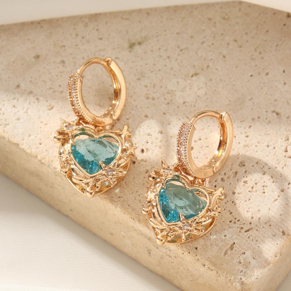 1 пара модных висячих серег в форме сердца для женщин, украшения с кубическим цирконием, аксессуары для повседневной носки, свадьбы, вечеринки синий
1 пара модных висячих серег в форме сердца для женщин, украшения с кубическим цирконием, аксессуары для повседневной носки, свадьбы, вечеринки синий