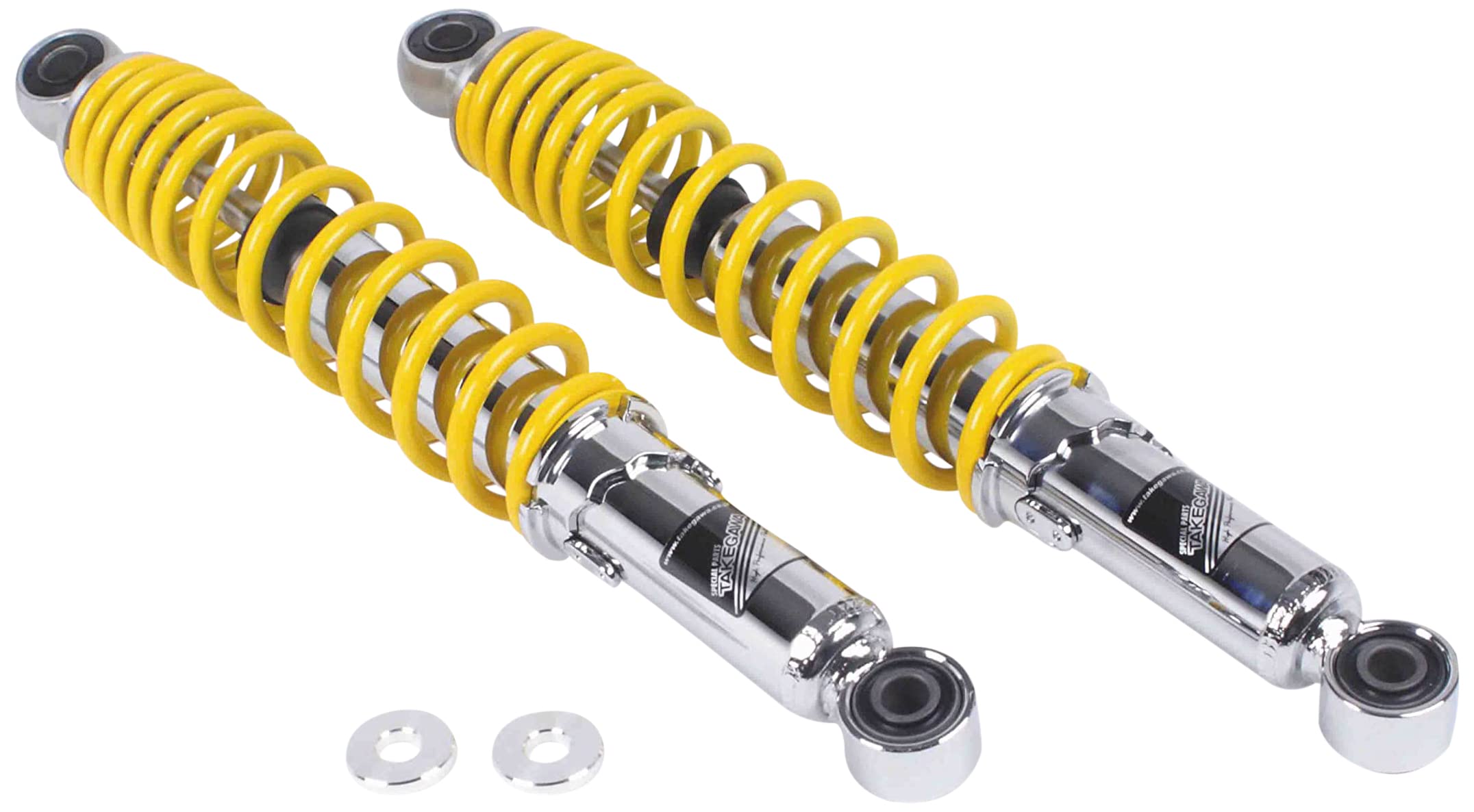 Special Parts Takegawa Rear Shock Absorber Yellow Set of 2 Super Cub 110 (TAKEGAWA) 06-04-0166
Special Parts Takegawa Rear Shock Absorber Yellow Set of 2 Super Cub 110 (TAKEGAWA) 06-04-0166