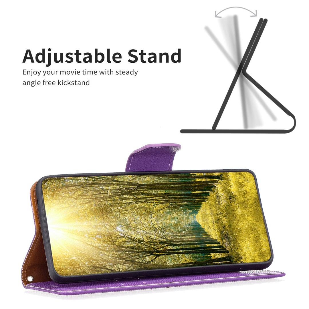 For Samsung Galaxy S23 Ultra Wallet Case Litchi Texture Flip Leather Mobile Cover Stand with Strap Purple
For Samsung Galaxy S23 Ultra Wallet Case Litchi Texture Flip Leather Mobile Cover Stand with Strap Purple