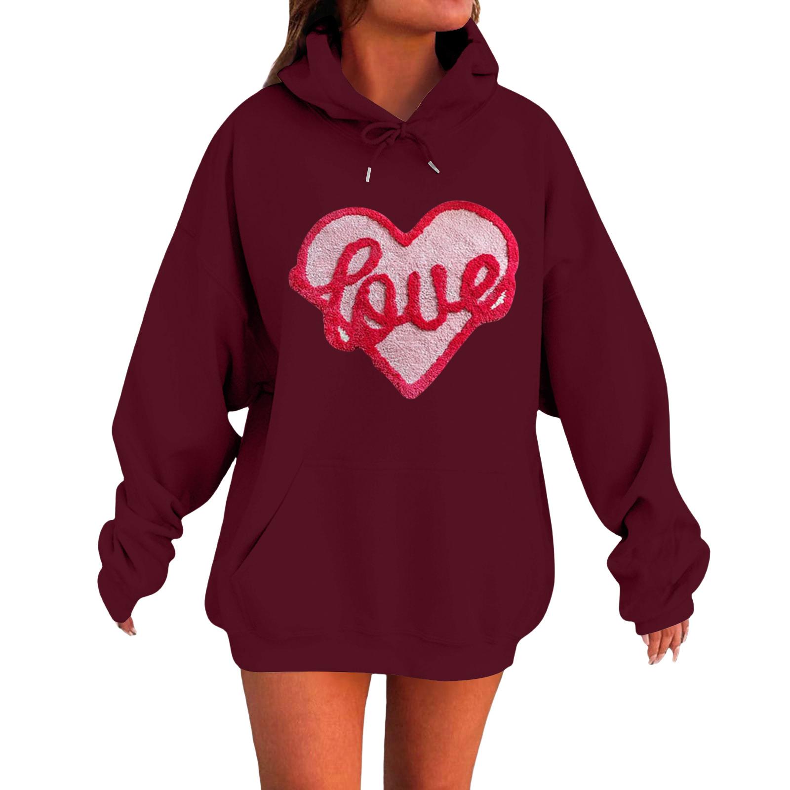 Женский свободный удобный повседневный модный свитшот с длинным рукавом с принтом Love XL
Женский свободный удобный повседневный модный свитшот с длинным рукавом с принтом Love XL