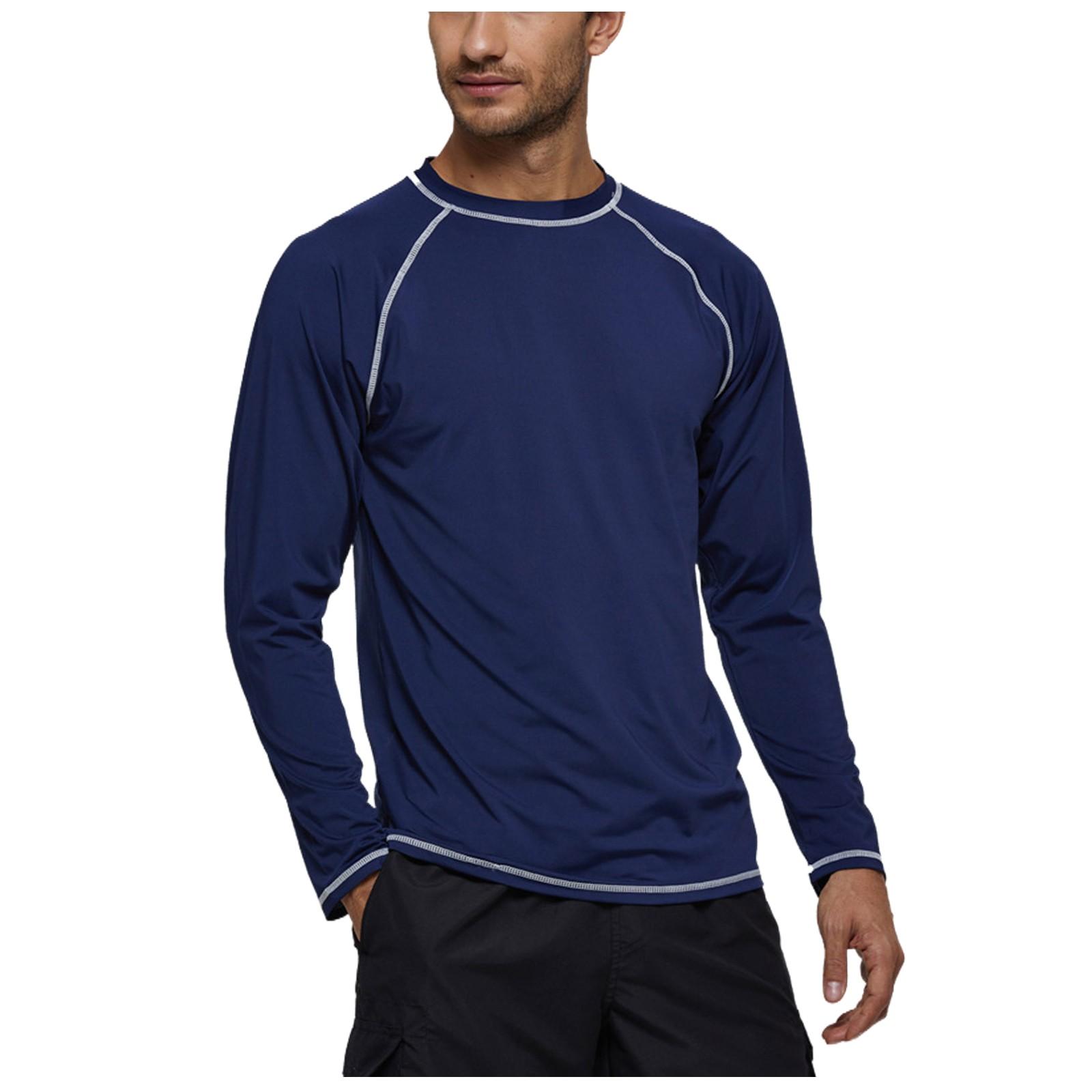 Мужская свободная солнцезащитная одежда с длинными рукавами Upf 50+ Пляжное солнце Быстросохнущая одежда Мужская одежда для серфинга Мужские купальники L тёмно-синий
Мужская свободная солнцезащитная одежда с длинными рукавами Upf 50+ Пляжное солнце Быстросохнущая одежда Мужская одежда для серфинга Мужские купальники L тёмно-синий