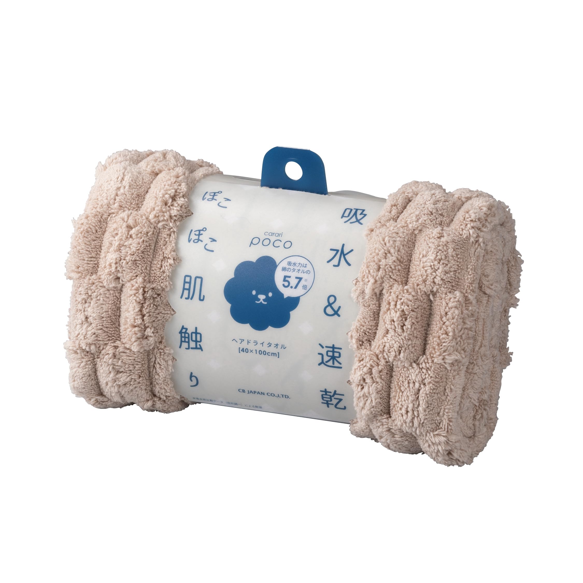 Полотенце для сушки волос carari из микрофибры Poco Beige с водопоглощающей способностью 3D Pokopoko Специальное плетение быстро впитывает воду в зазорах между волокнами
Полотенце для сушки волос carari из микрофибры Poco Beige с водопоглощающей способностью 3D Pokopoko Специальное плетение быстро впитывает воду в зазорах между волокнами