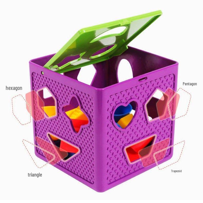 Multicolor Geometric Shape Matching Toy Blocks for Toddlers 14×14×14 cm
Multicolor Geometric Shape Matching Toy Blocks for Toddlers 14×14×14 cm