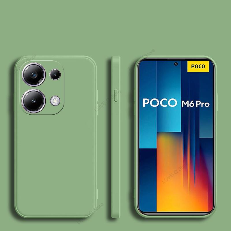 Для Poco M6 M6Pro PocoM6 Pro Чехол Роскошный жидкий силиконовый чехол для Xiaomi Poco M6 M 6 M6Pro PocoM6 Pro 4G Мягкие чехлы для телефонов Poco M6 Pro 4G мятный зеленый
Для Poco M6 M6Pro PocoM6 Pro Чехол Роскошный жидкий силиконовый чехол для Xiaomi Poco M6 M 6 M6Pro PocoM6 Pro 4G Мягкие чехлы для телефонов Poco M6 Pro 4G мятный зеленый
