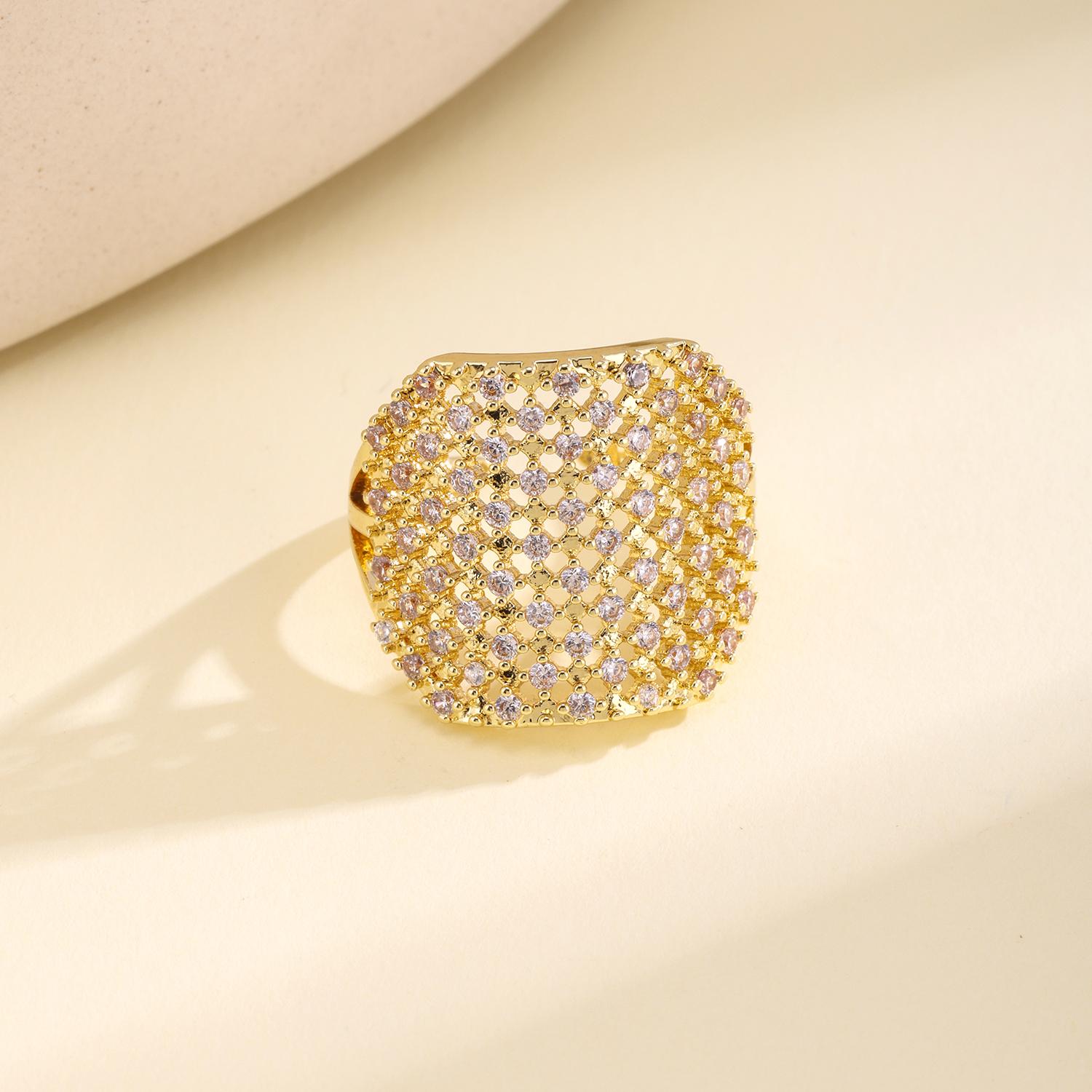 Nidin Trendy Irregular Shape Chunky Open Ring Adjustable Full Paved CZ Crystal Bold Stackable Minimalist Boho Jewelry For Women resizable
Nidin Trendy Irregular Shape Chunky Open Ring Adjustable Full Paved CZ Crystal Bold Stackable Minimalist Boho Jewelry For Women resizable