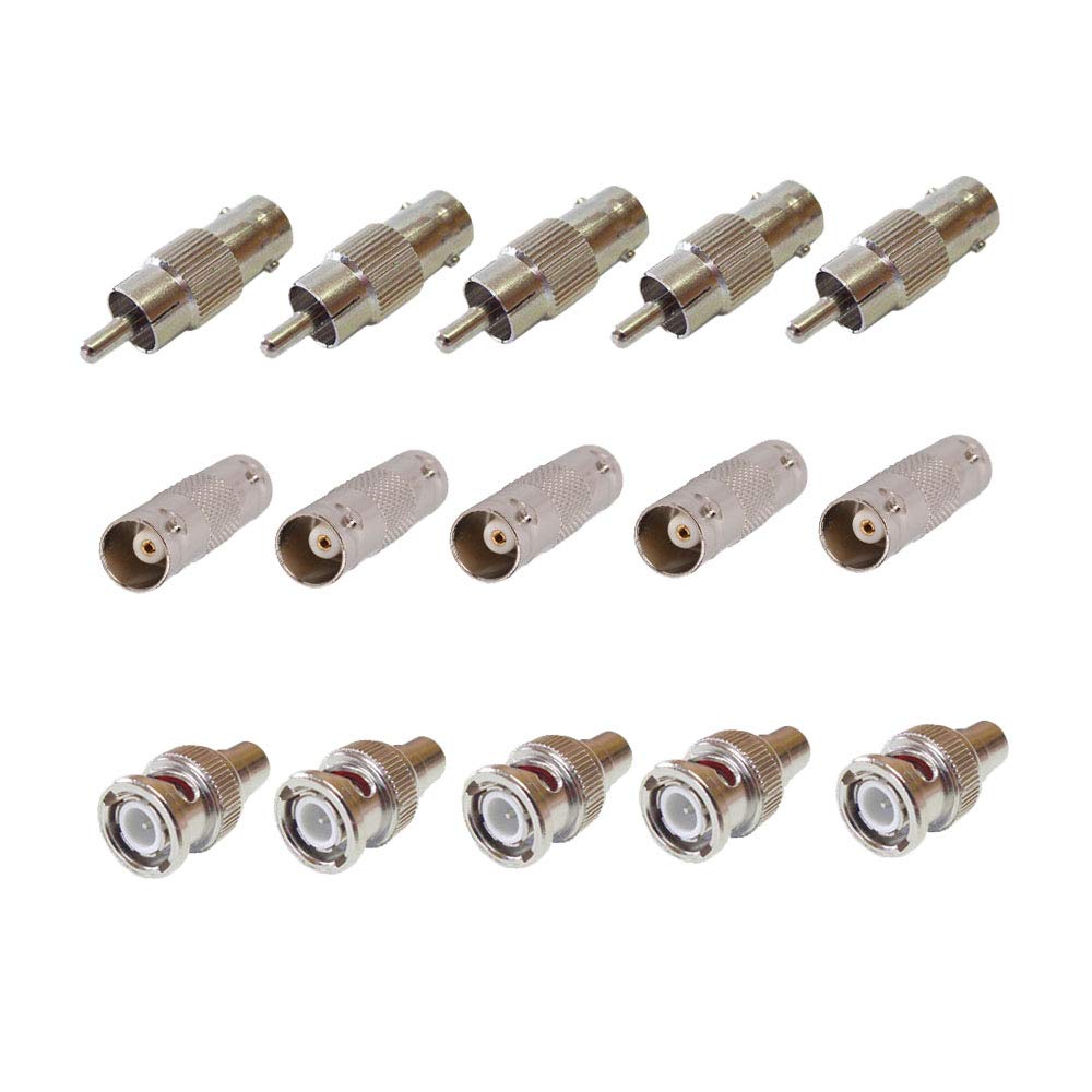 NANSIN RCA Male to BNC Female BNC Female to BNC Female Pin Cable to BNC Plug Connector Set of 5 + + (RCA)
NANSIN RCA Male to BNC Female BNC Female to BNC Female Pin Cable to BNC Plug Connector Set of 5 + + (RCA)