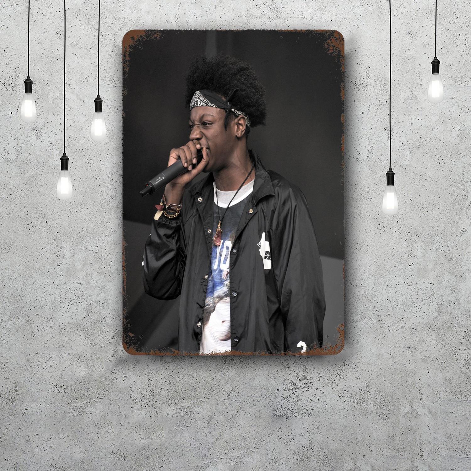 Joey Bada Decor Poster Vintage Tin Sign Metal Sign Decorative Plaque for Pub Bar Man Cave Club Wall Decoration 20x30cm(7.8x11.8inch)
Joey Bada Decor Poster Vintage Tin Sign Metal Sign Decorative Plaque for Pub Bar Man Cave Club Wall Decoration 20x30cm(7.8x11.8inch)