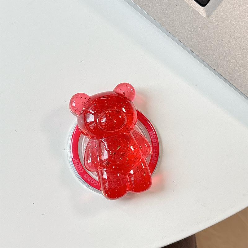 Bear Mobile Phone Holder Gold Foil Solid Color Transparent Retractable Lazy Magnetic Desktop Holder Back Sticker Stable Portable
Bear Mobile Phone Holder Gold Foil Solid Color Transparent Retractable Lazy Magnetic Desktop Holder Back Sticker Stable Portable