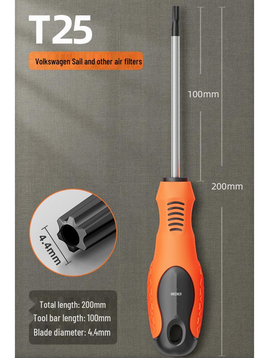 Green Forest Magnetic Hex & Mi Word Screwdriver Set: T8, T15, T20, T25, T30
Green Forest Magnetic Hex & Mi Word Screwdriver Set: T8, T15, T20, T25, T30