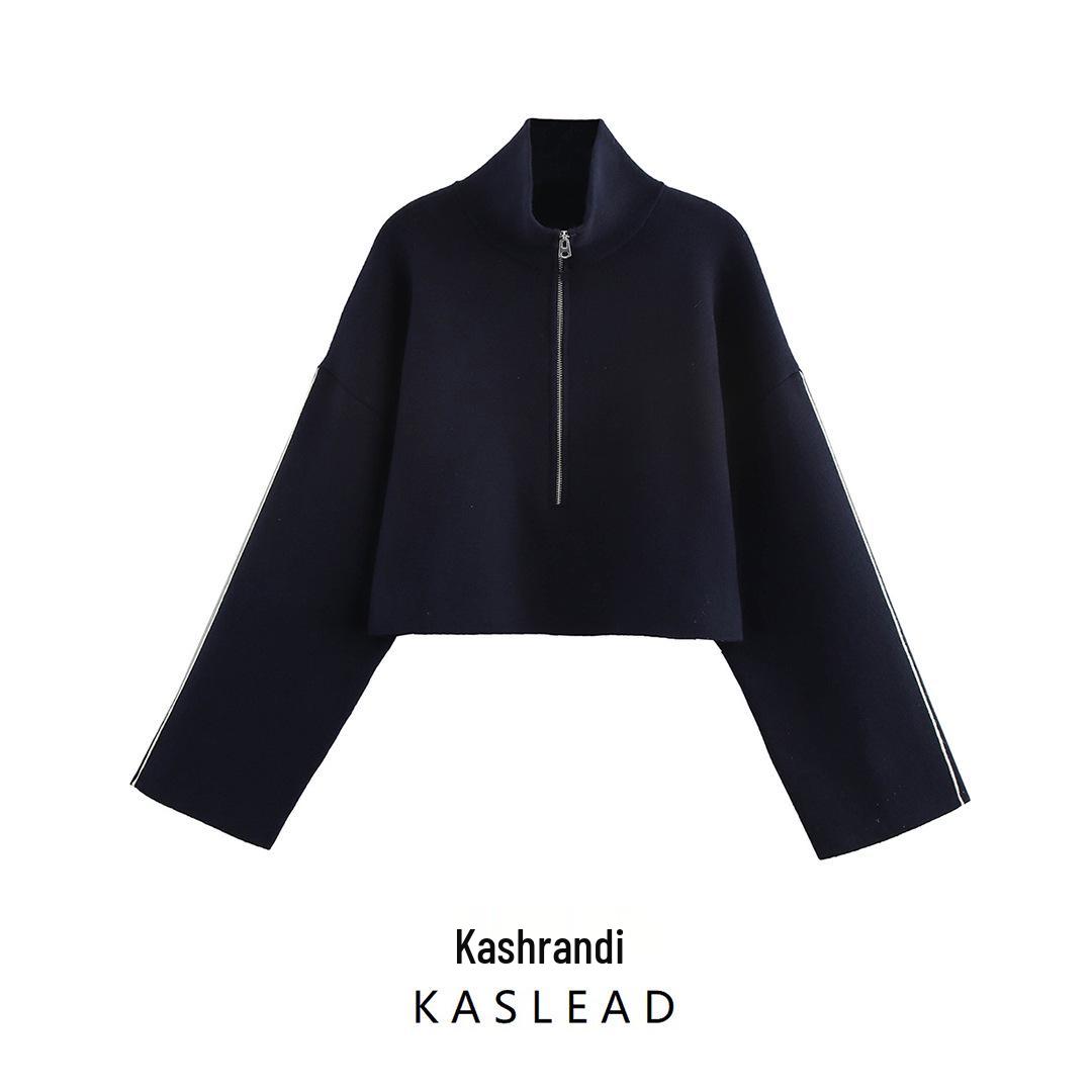 Women s European & American Style Zipper Trim Stand-Up Collar Long Sleeve Knit Short Sweatshirt - Spring 2025 Collection Small
Women s European & American Style Zipper Trim Stand-Up Collar Long Sleeve Knit Short Sweatshirt - Spring 2025 Collection Small