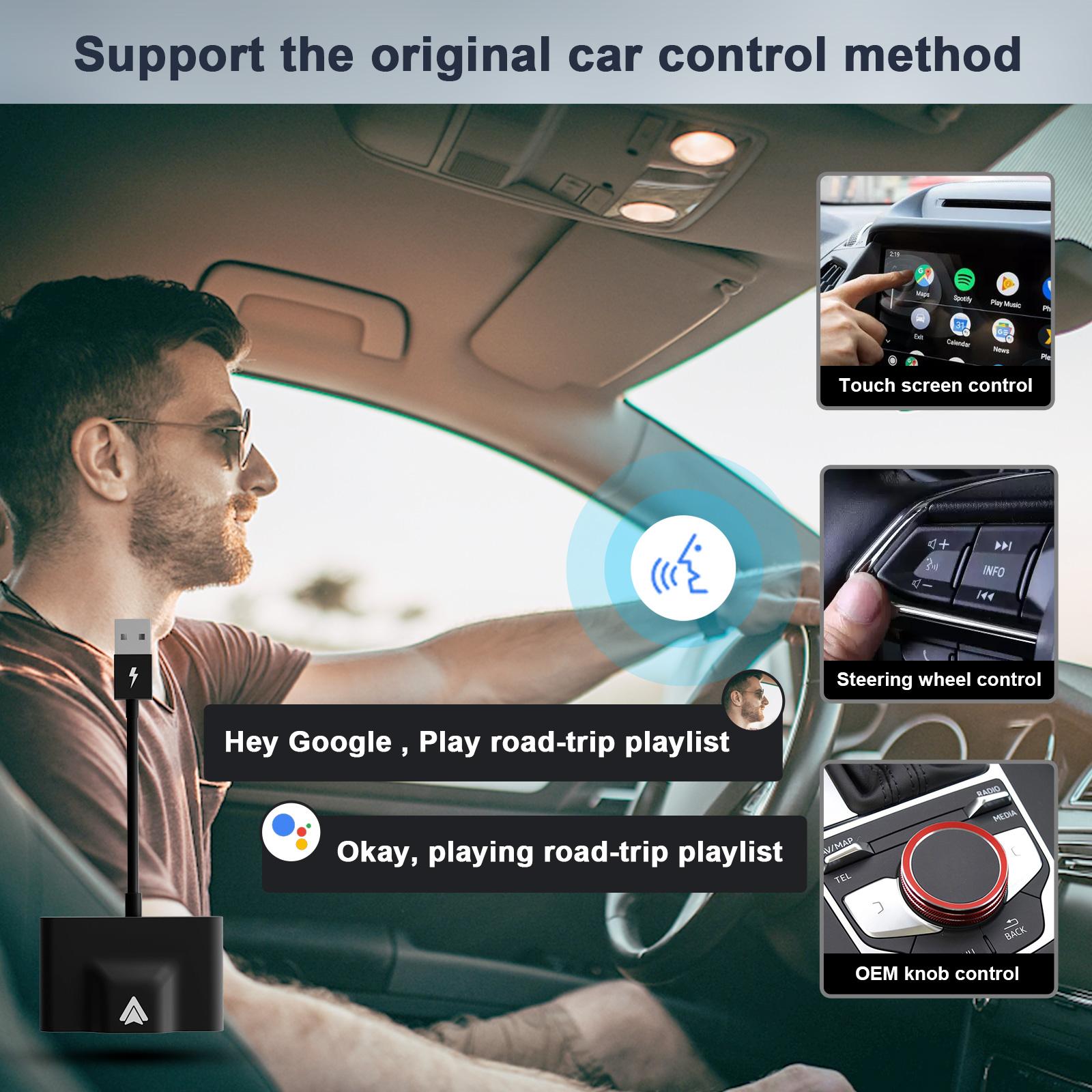 THT-020-3+ Бездротовий адаптер Android Auto Конвертер з дротового в бездротовий Підтримка порту USB та Type-C White
THT-020-3+ Бездротовий адаптер Android Auto Конвертер з дротового в бездротовий Підтримка порту USB та Type-C White