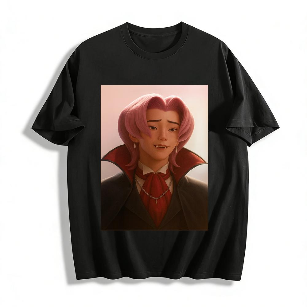 Vintage Vampire Style Pink-haired Character Print Top Trendy Subculture Loose Casual T-shirt For Men Women Pure cotton T-shirt 6XL
Vintage Vampire Style Pink-haired Character Print Top Trendy Subculture Loose Casual T-shirt For Men Women Pure cotton T-shirt 6XL