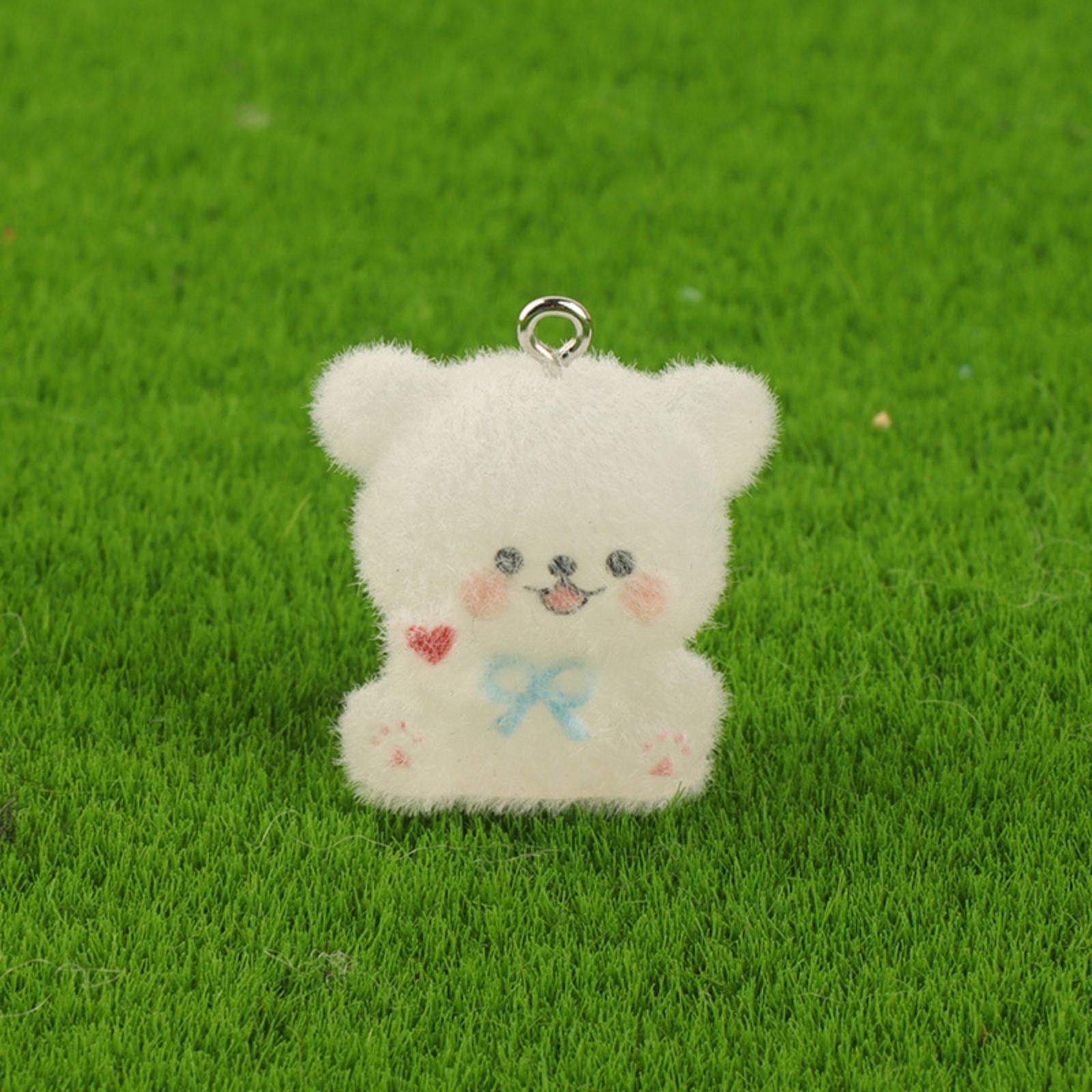 Plush 3D Keychain Pendant Soft Flocking Material Cute Design Car Keyring Bag Charm Accessory Durable Attachment with Metal Ring for Keys and Bags One Size білий
Plush 3D Keychain Pendant Soft Flocking Material Cute Design Car Keyring Bag Charm Accessory Durable Attachment with Metal Ring for Keys and Bags One Size білий