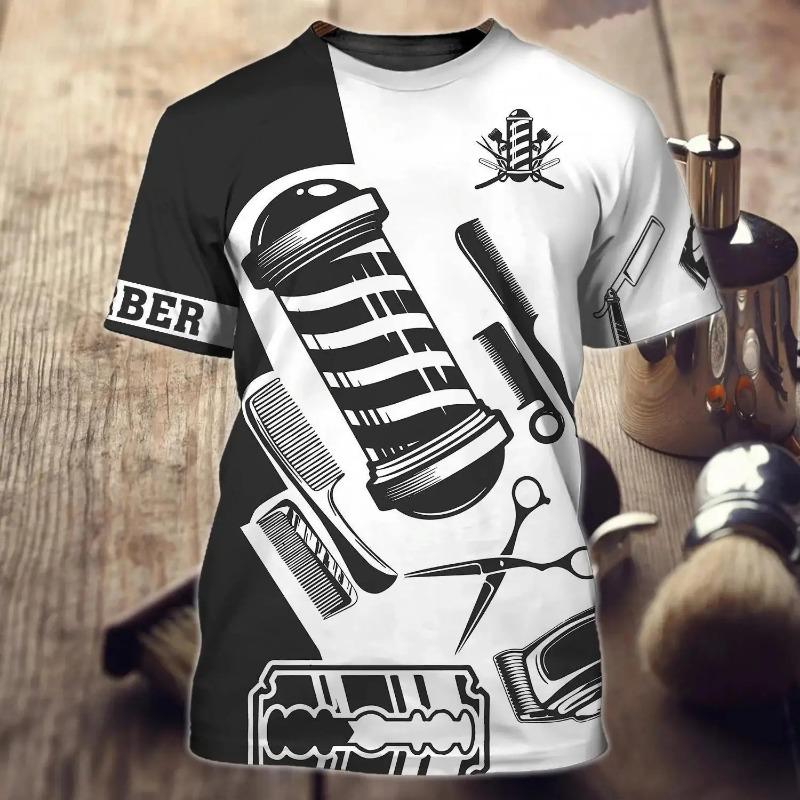 Summer New Men s T-shirt 3D Printed Pattern Barber Shop Comfortable and Casual Trend Round Neck Plus Size Top XXS
Summer New Men s T-shirt 3D Printed Pattern Barber Shop Comfortable and Casual Trend Round Neck Plus Size Top XXS