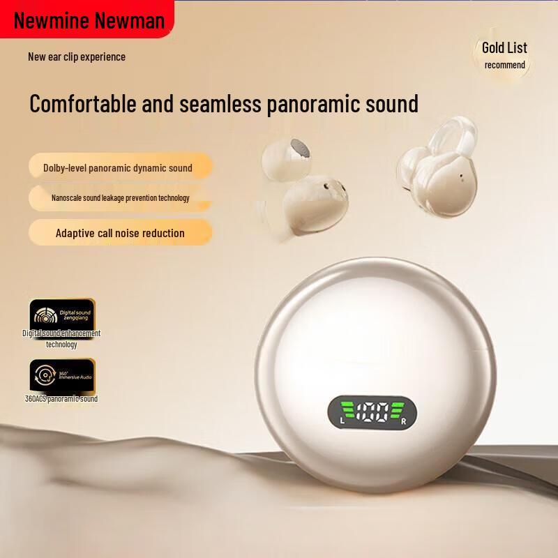Newman Open-Ear Sport Bluetooth Clip-on Earbuds
Newman Open-Ear Sport Bluetooth Clip-on Earbuds